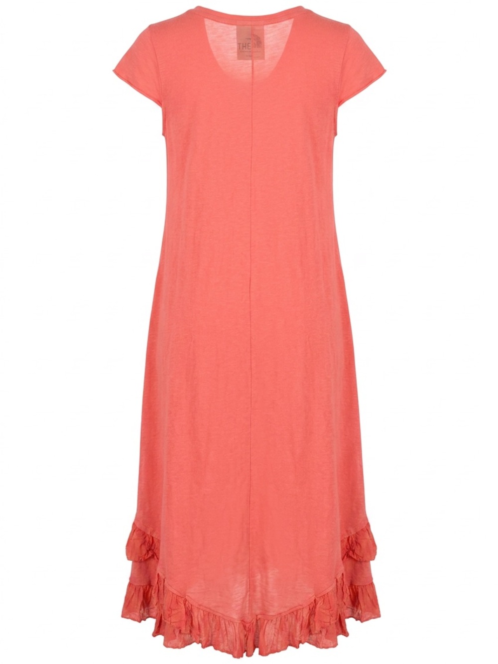 AREA Coral Ruffle-Hem Light Dress